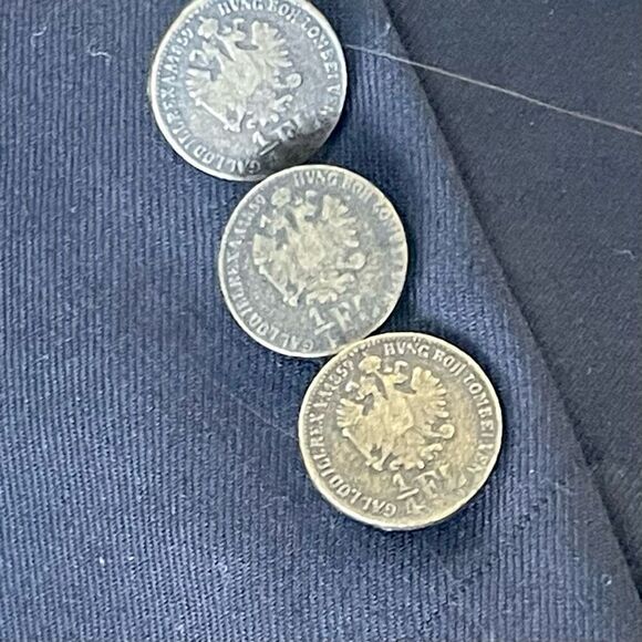 Hickey Freeman Douglass Navy Blue 2 Button Blazer - Picture 3 of 9